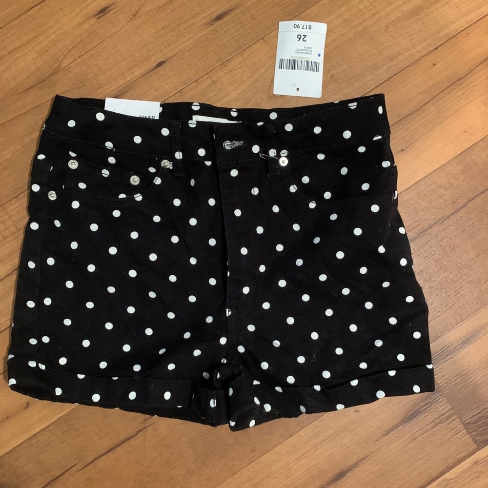 Polka dot shorts